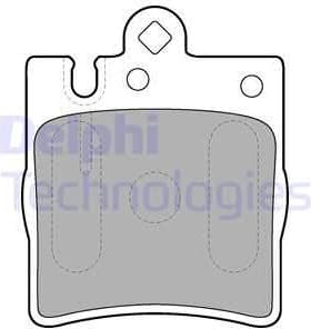 Brake Pad Set, disc brake LP1618