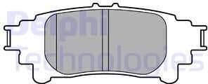 Brake Pad Set, disc brake LP3155