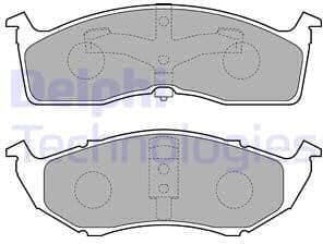 Brake Pad Set, disc brake LP1531