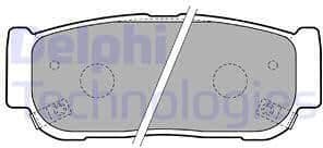 Brake Pad Set, disc brake LP1797