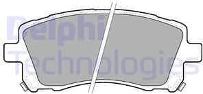 Brake Pad Set, disc brake LP1663