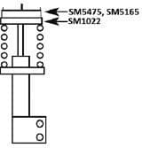 Suspension Strut Support Mount Suspension Mounting Kit SM1022 - image 3