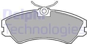 Brake Pad Set, disc brake LP668