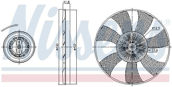 Clutch, radiator fan 86220