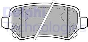 Brake Pad Set, disc brake LP1717