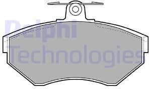 Brake Pad Set, disc brake LP1410
