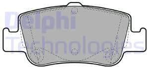 Brake Pad Set, disc brake LP2103