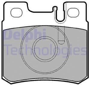 Brake Pad Set, disc brake LP946
