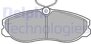Brake Pad Set, disc brake LP847