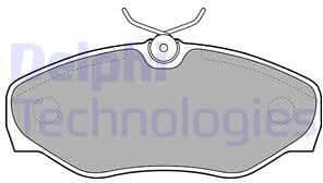 Brake Pad Set, disc brake LP1695