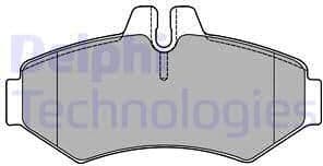 Brake Pad Set, disc brake LP1437