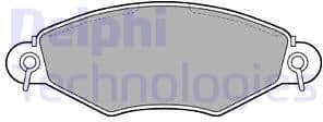 Brake Pad Set, disc brake LP1617