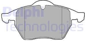 Brake Pad Set, disc brake LP1407