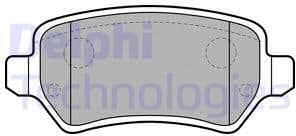 Brake Pad Set, disc brake LP1681