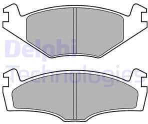 Brake Pad Set, disc brake LP979