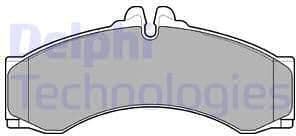 Brake Pad Set, disc brake LP1046