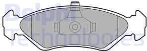 Brake Pad Set, disc brake LP1603