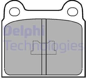 Brake Pad Set, disc brake LP76