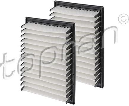Filter Set, cabin air 500 646