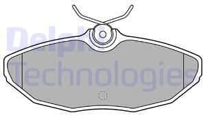 Brake Pad Set, disc brake LP1505
