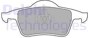 Brake Pad Set, disc brake LP1504