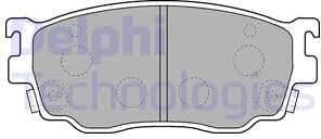 Brake Pad Set, disc brake LP1527