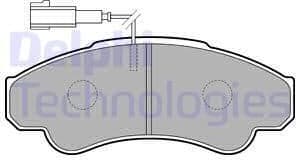 Brake Pad Set, disc brake LP1751