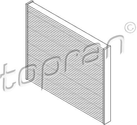 Filter, cabin air 207 624