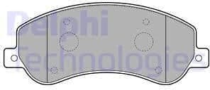 Brake Pad Set, disc brake LP2257