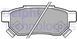 Brake Pad Set, disc brake LP625