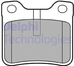 Brake Pad Set, disc brake LP991