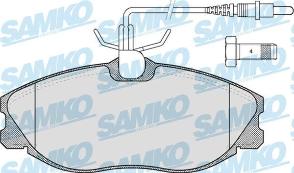 Brake pads front HANZE HBP1063