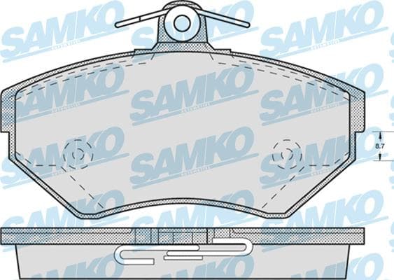 Brake pads front HANZE HBP1312