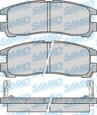 Brake pads rear HANZE HBP803