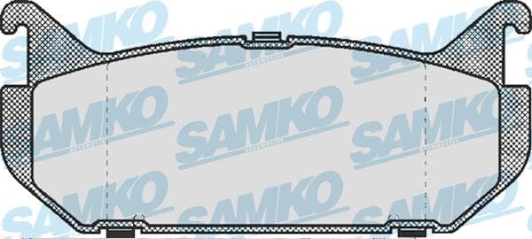 Brake pads rear HANZE HBP869