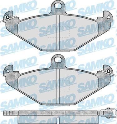 Brake pads rear HANZE HBP878
