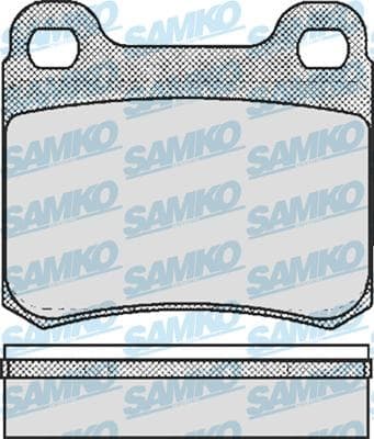 Brake pads rear HANZE HBP979