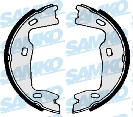 Brake shoes handbrake HANZE HBS227