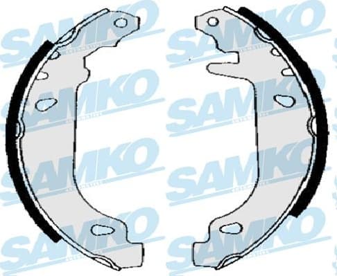 Brake shoes HANZE HBS243