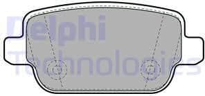 Brake Pad Set, disc brake LP1969