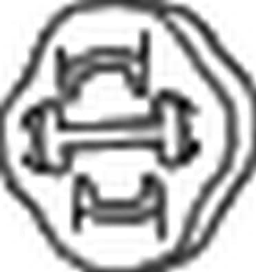 Mount, exhaust system 255-853