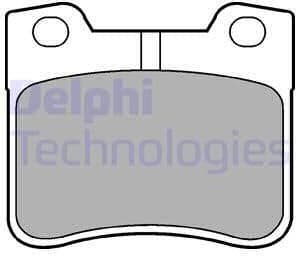 Brake Pad Set, disc brake LP1051