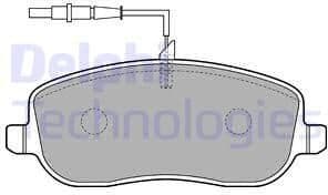 Brake Pad Set, disc brake LP1792