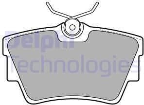 Brake Pad Set, disc brake LP1745
