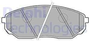 Brake Pad Set, disc brake LP1849