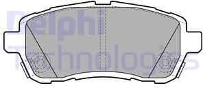 Brake Pad Set, disc brake LP2306