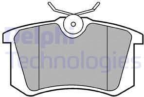 Brake Pad Set, disc brake LP2255