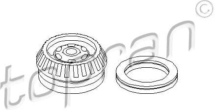 Shock absorber mounting front 206 001