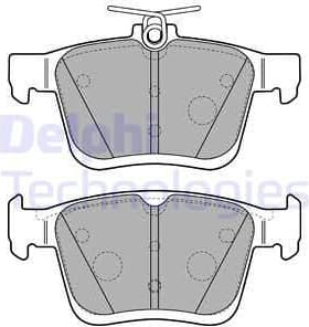 Brake Pad Set, disc brake LP2490