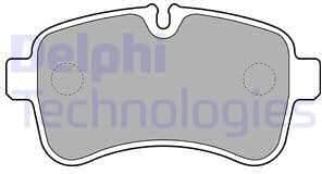 Brake Pad Set, disc brake LP2040